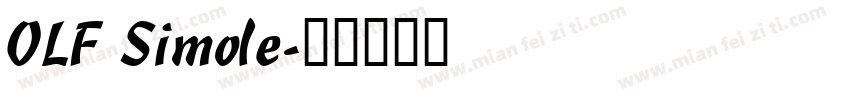 OLF Simole字体转换